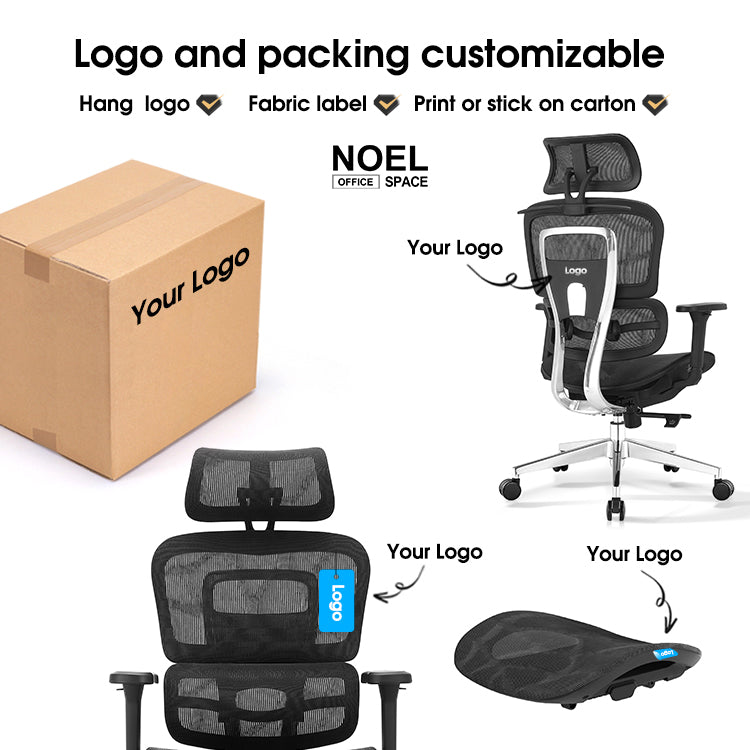 High back office chair - Model No. KP -Lana-H(Alum. frame)| Best Office Chair