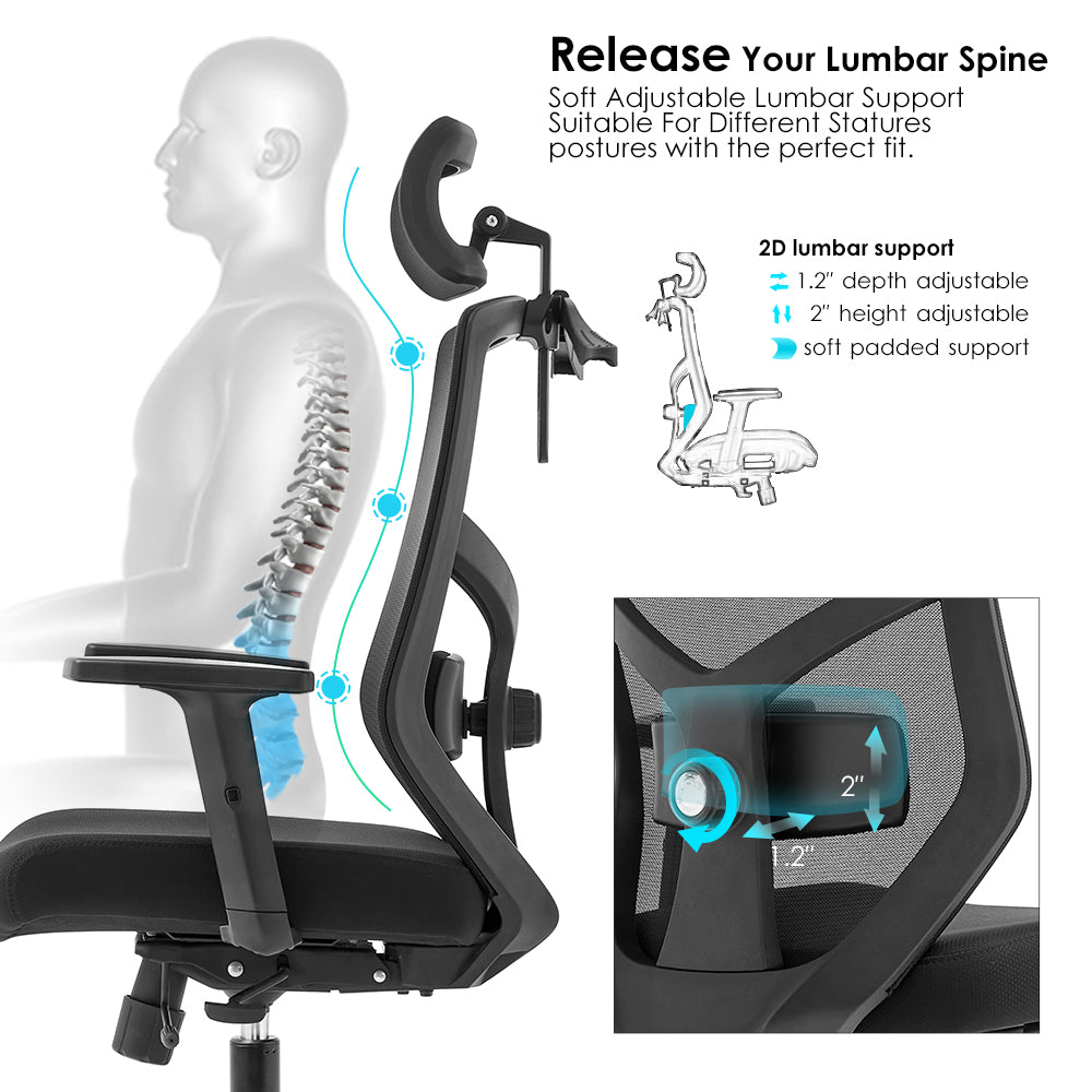 High back office chair - Model No. KP -Lina-H | Best Office Chair
