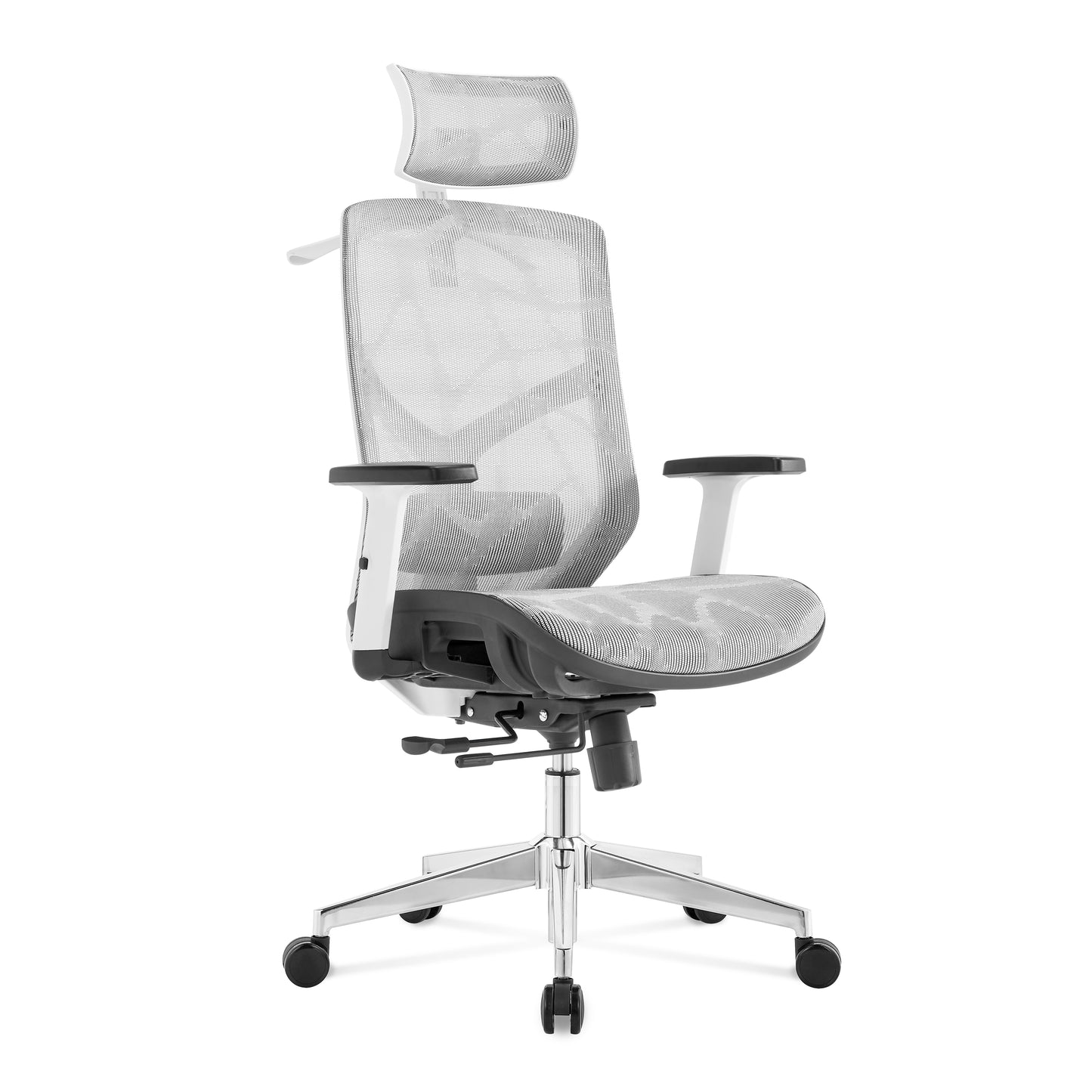 High back office chair - Model No. KP -Lina-H (Full mesh) White Color | Best Office Chair