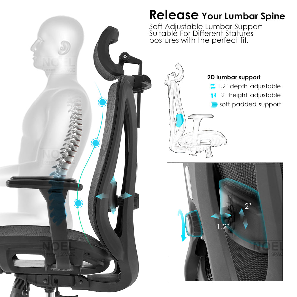 High back office chair - Model No. KP -Prima-H (Full mesh, 3D)| Best Office Chair