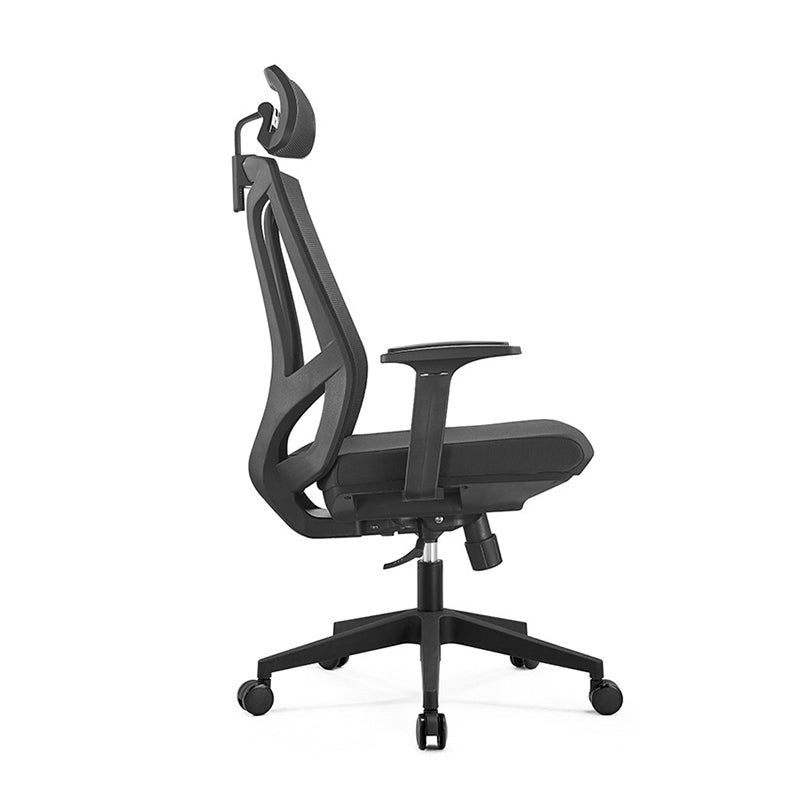 High back office chair - Model No. KP -Super-H (Black nylon) | Best Office Chair