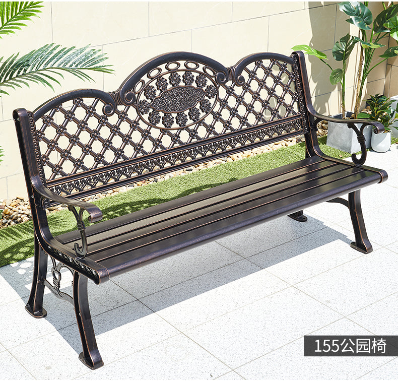 Cast Aluminium Outdoor Bench