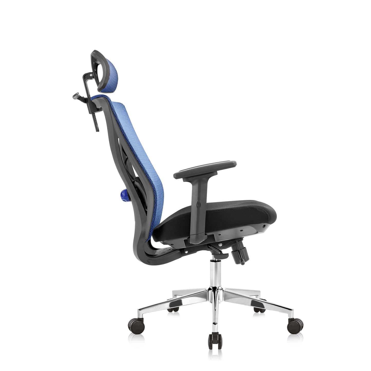 High back office chair - Model No. KP -Oka-H (Plus) Blue Color | Best Office Chair