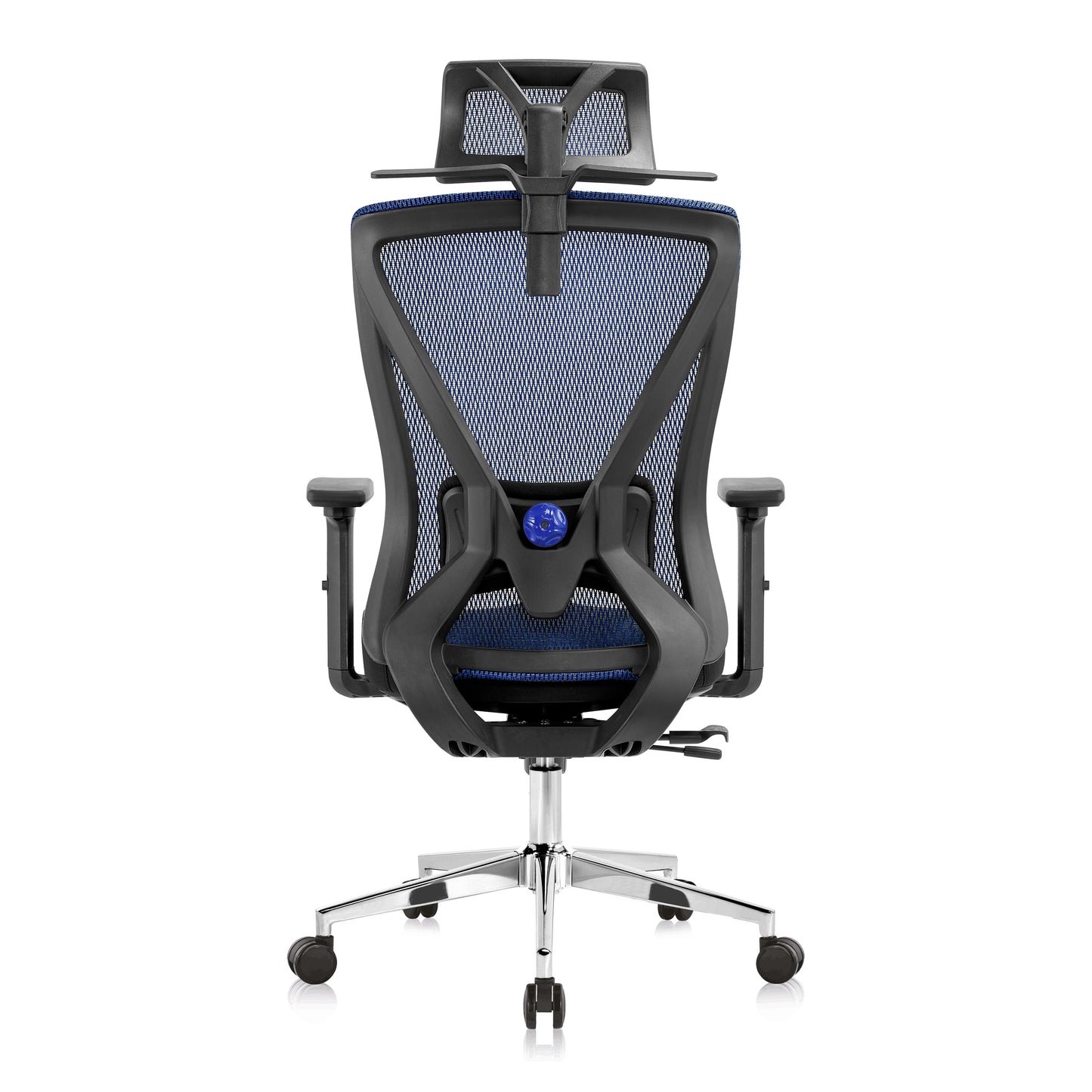 High back office chair - Model No. KP -Oka-H (Plus) Blue Color | Best Office Chair