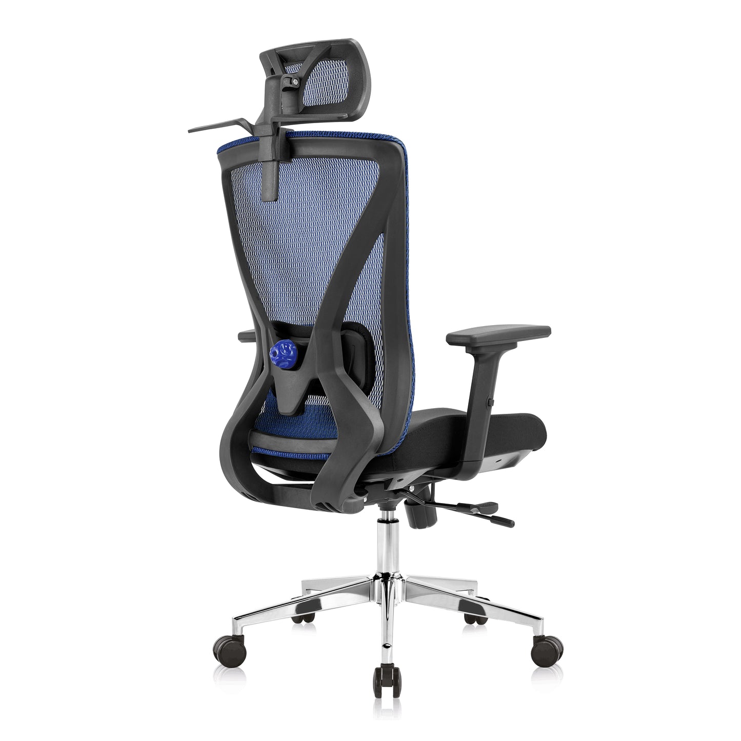 High back office chair - Model No. KP -Oka-H (Plus) Blue Color | Best Office Chair