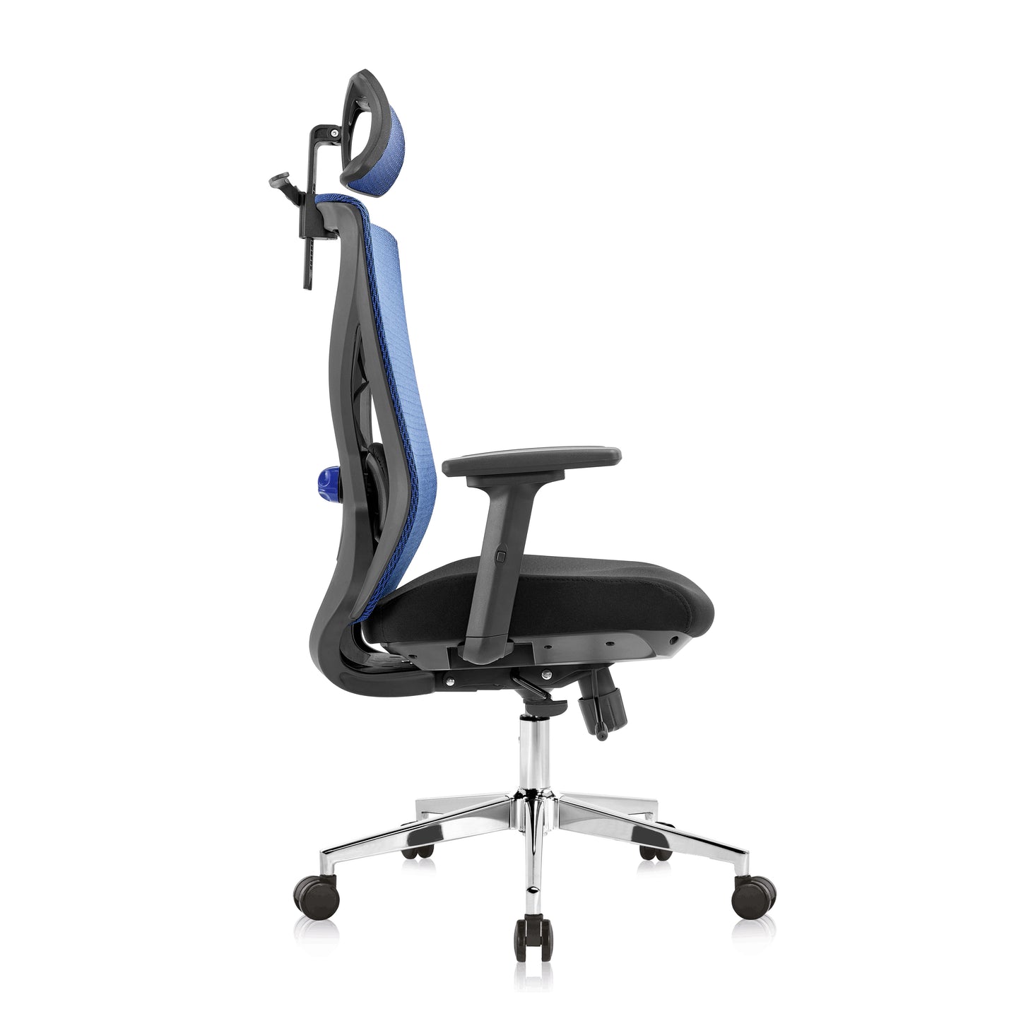 High back office chair - Model No. KP -Oka-H (Plus) Blue Color | Best Office Chair