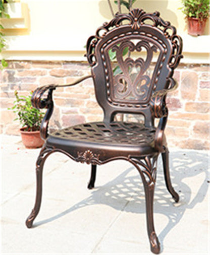 Maharaja Set - Model No. KP-ZF6004T, Red Copper Color, Outdoor Furniture Sets