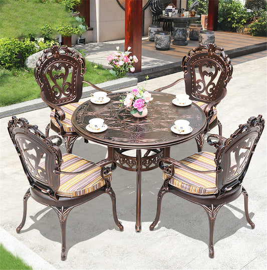 Maharaja Set - Model No. KP-ZF6004T, Red Copper Color, Outdoor Furniture Sets