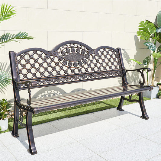 Cast Aluminium Outdoor Bench