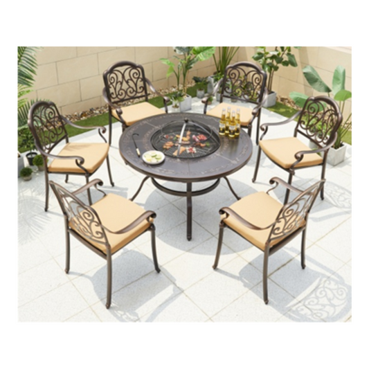 Big Barbecue Set - Model No. KP-ZF6209T, Outdoor Furniture Sets
