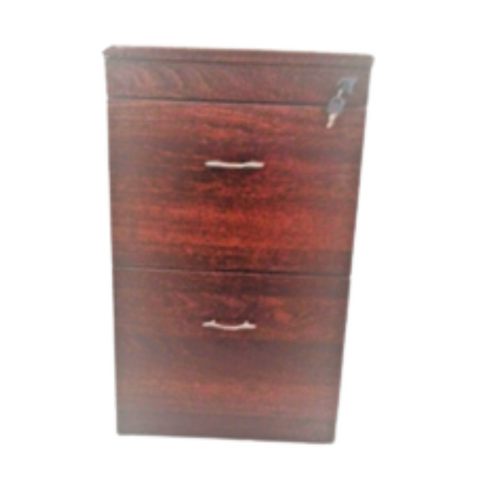 Wooden Filling Cabinet - Model KP-02D, Rosewood Color
